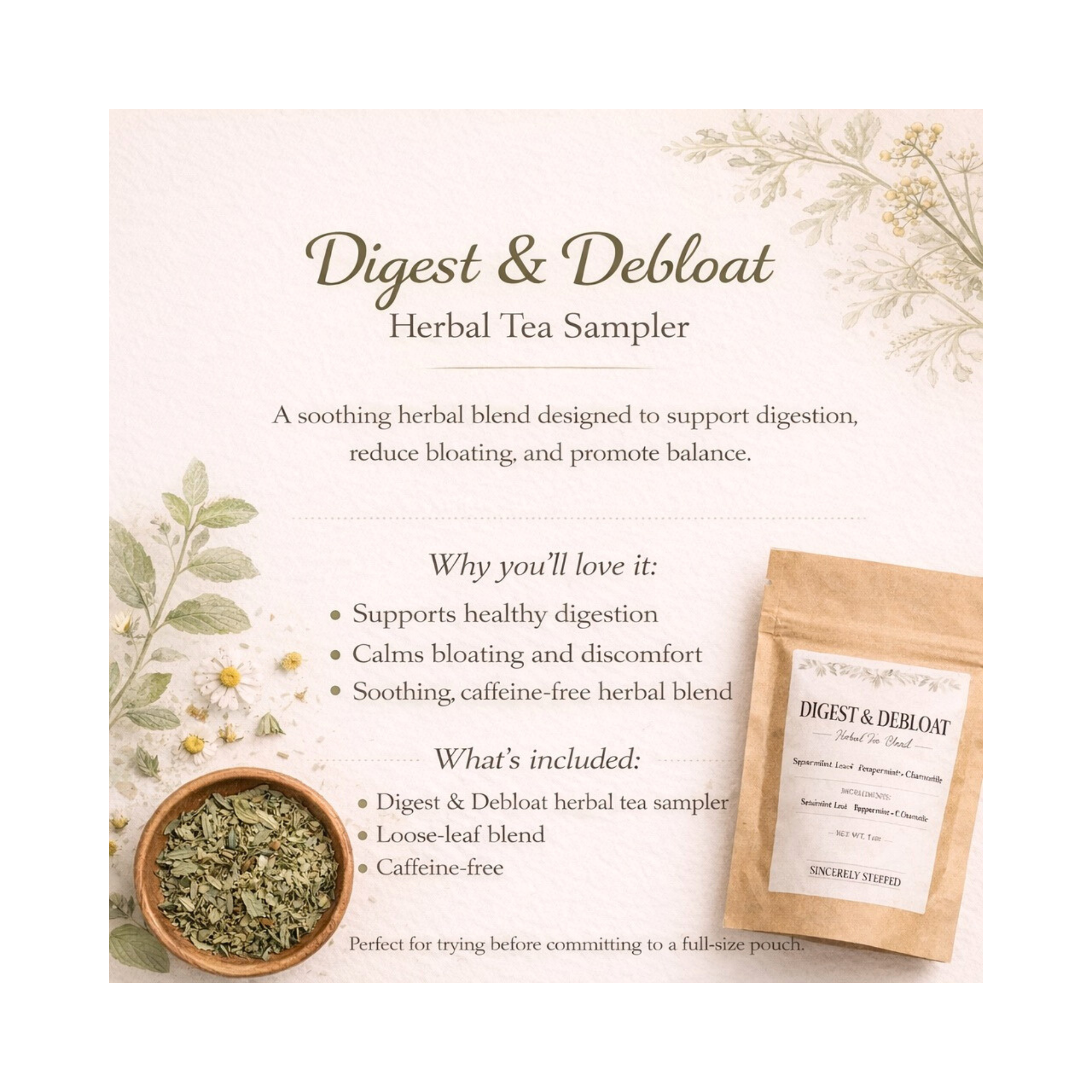Digest & Debloat – Herbal Tea Blend